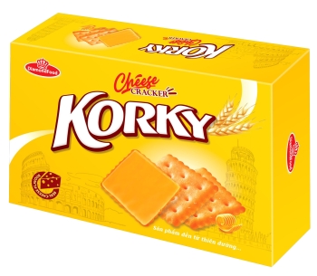 Bánh Korky phủ phomai hộp 400g