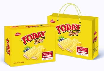 Bánh mềm Today kem việt quất phủ phomai hộp 370g