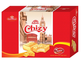 Bánh mềm Chizy phủ phomai