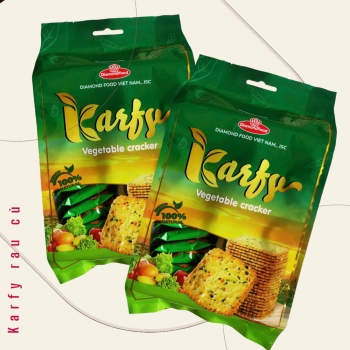 Bánh Cracker Karfy rau củ 250g